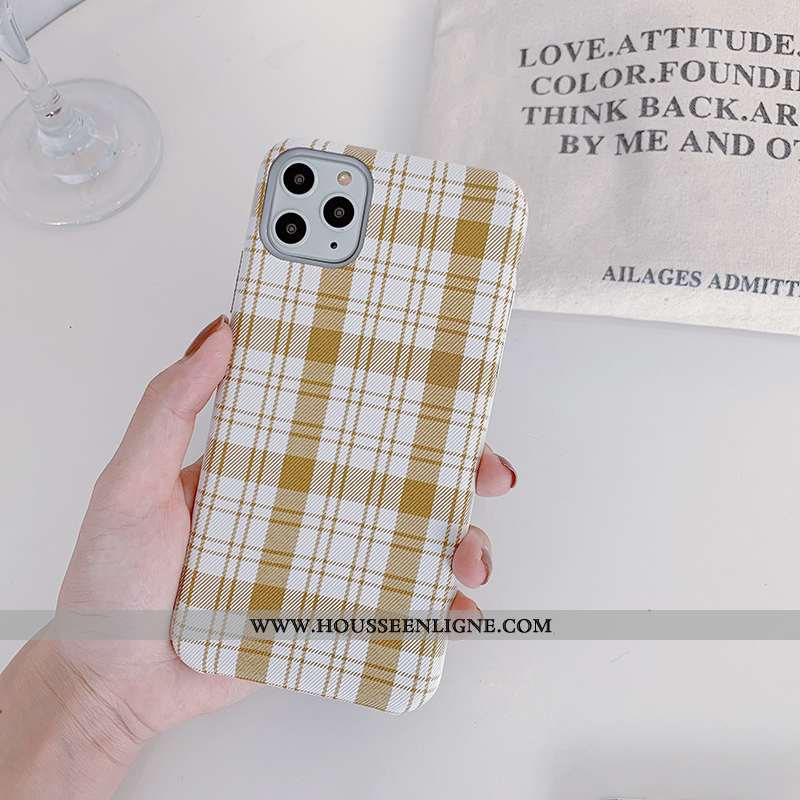 Housse iPhone 11 Pro Tendance Protection Luxe Jaune Incassable Simple Coque