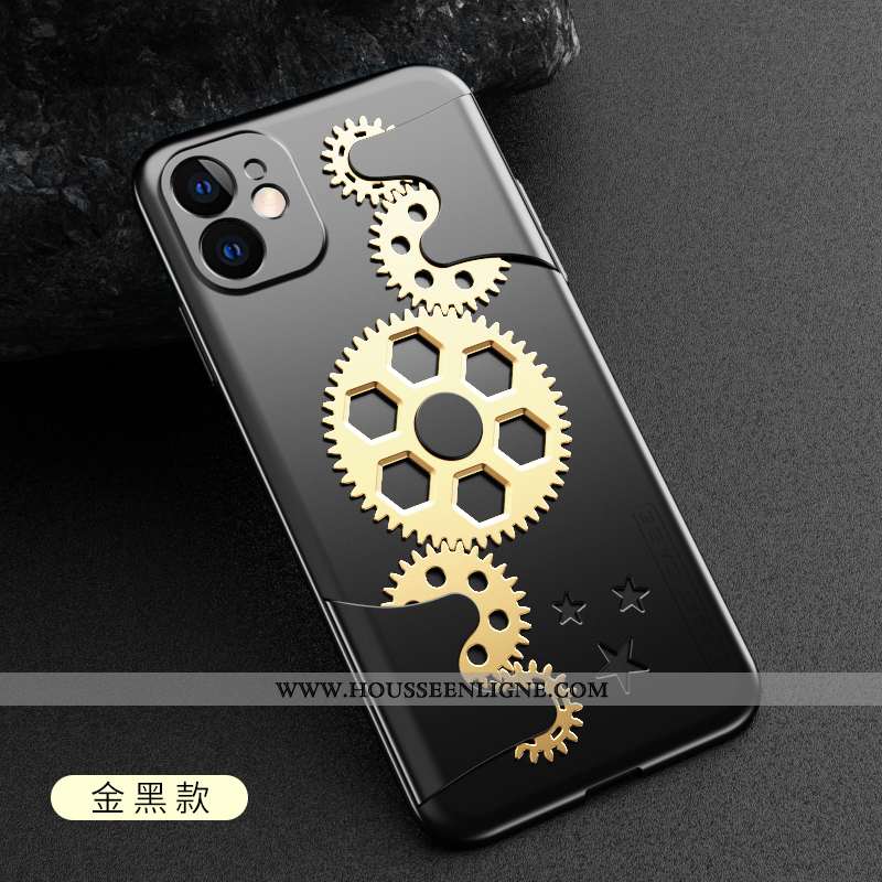 Housse iPhone 11 Protection Délavé En Daim Rouge Étui Téléphone Portable Tout Compris Légère