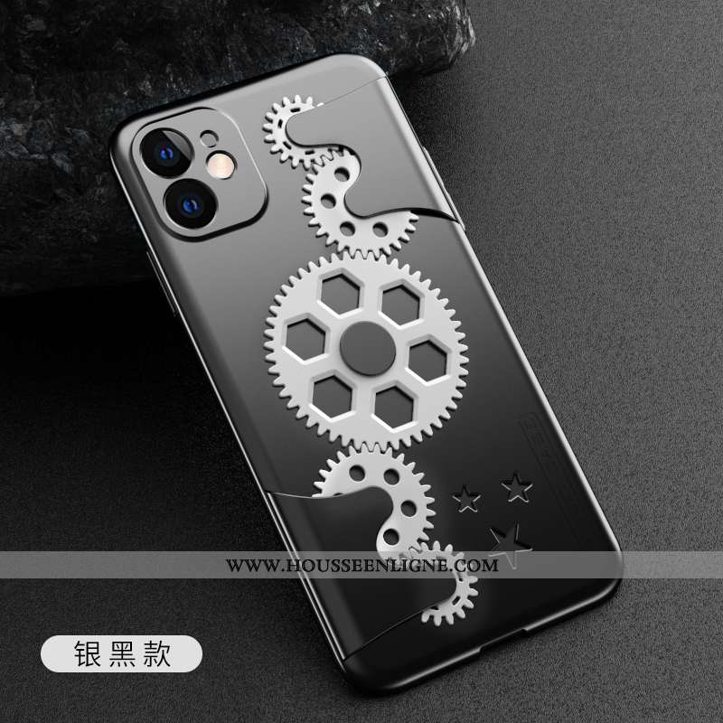 Housse iPhone 11 Protection Délavé En Daim Rouge Étui Téléphone Portable Tout Compris Légère