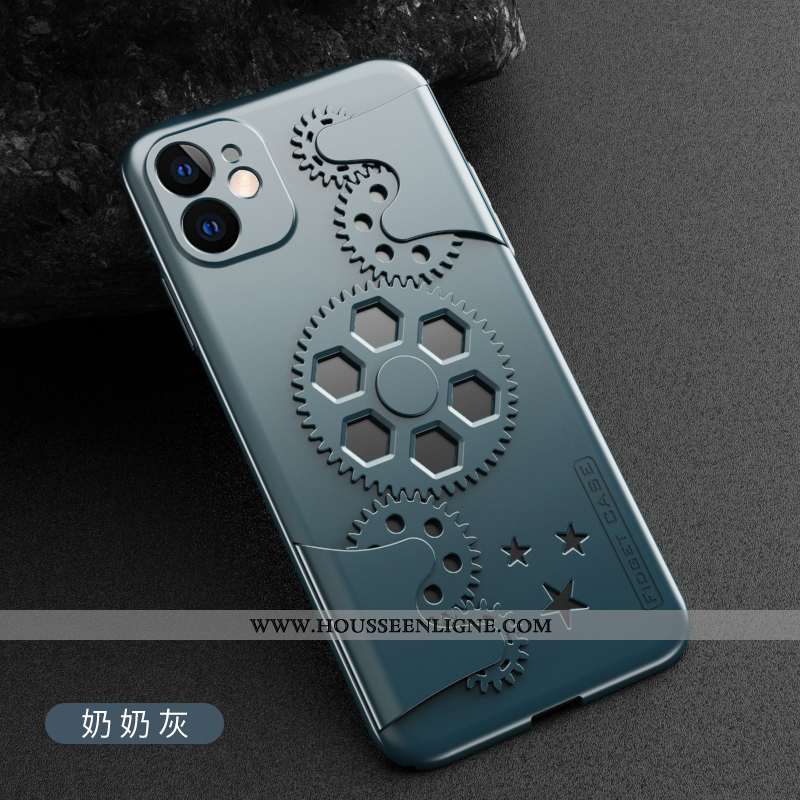 Housse iPhone 11 Protection Délavé En Daim Rouge Étui Téléphone Portable Tout Compris Légère