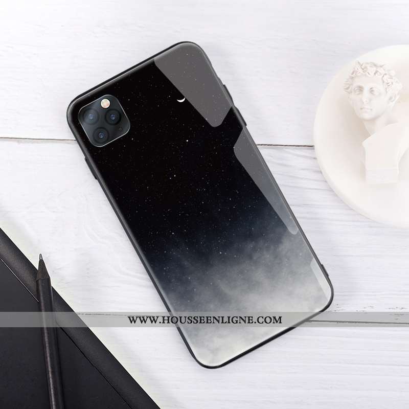Housse iPhone 11 Silicone Personnalité Net Rouge Téléphone Portable Coque Tendance Peinture À L'huil