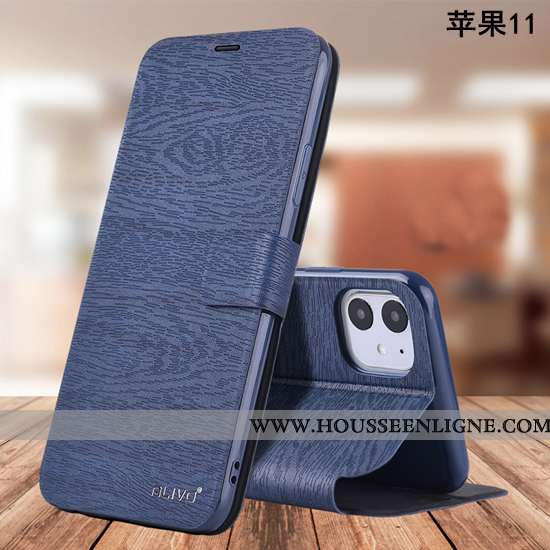 Housse iPhone 11 Silicone Protection Incassable Coque Bleu Tout Compris