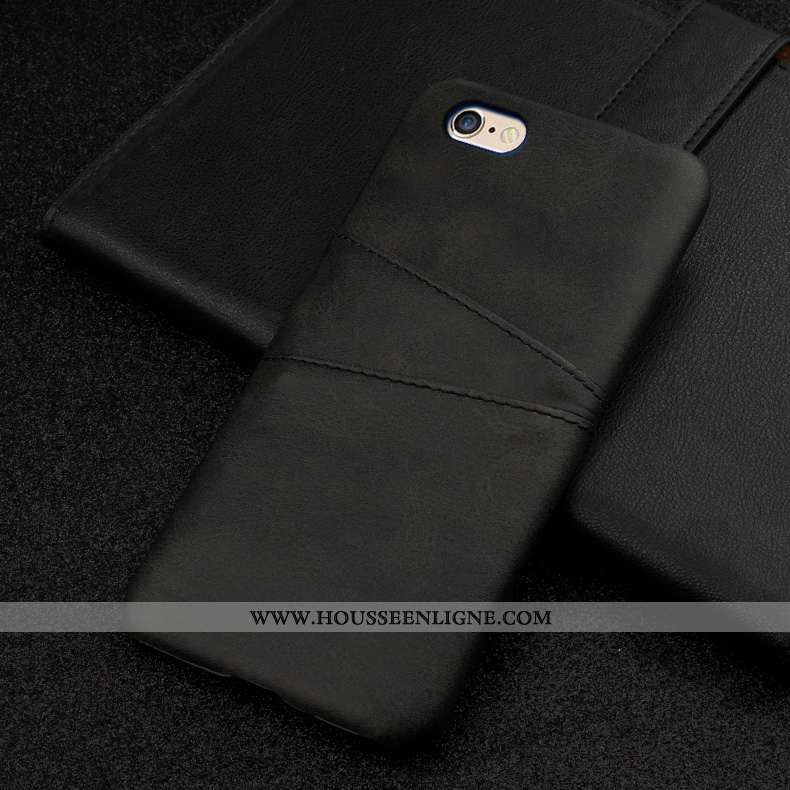 Housse iPhone 6/6s Cuir Protection Tempérer Personnalité Business Difficile Membrane Bleu