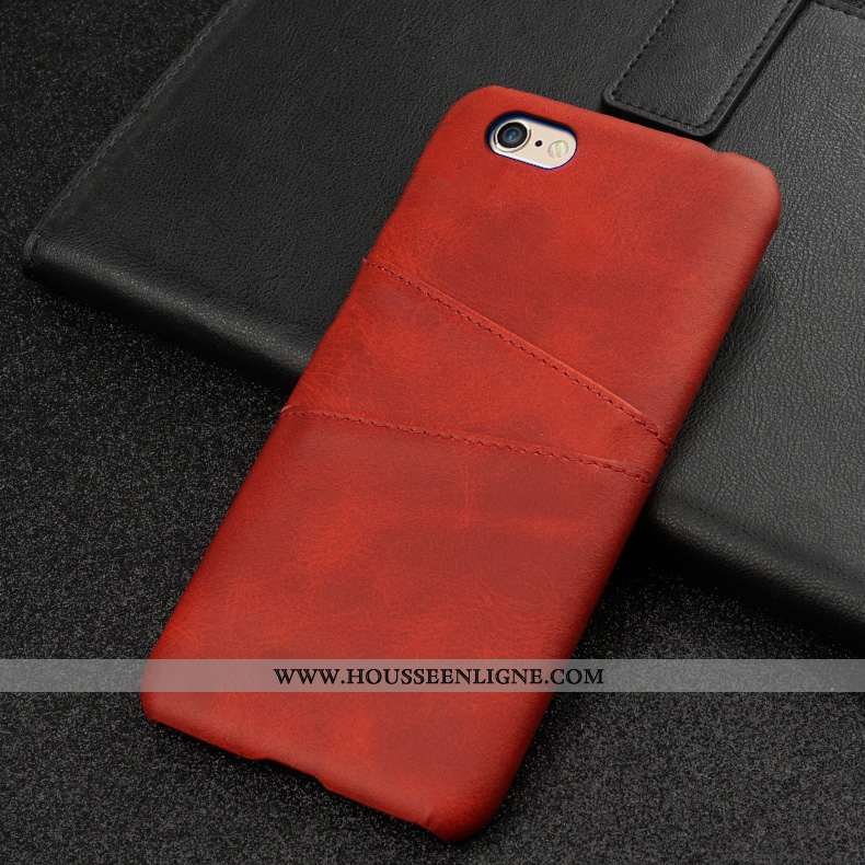 Housse iPhone 6/6s Cuir Protection Tempérer Personnalité Business Difficile Membrane Bleu