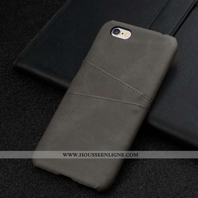 Housse iPhone 6/6s Cuir Protection Tempérer Personnalité Business Difficile Membrane Bleu