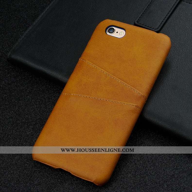 Housse iPhone 6/6s Cuir Protection Tempérer Personnalité Business Difficile Membrane Bleu