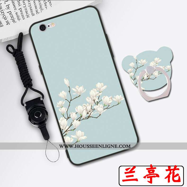 Housse iPhone 6/6s Dessin Animé Silicone Blanc Coque Nouveau Téléphone Portable Simple Blanche