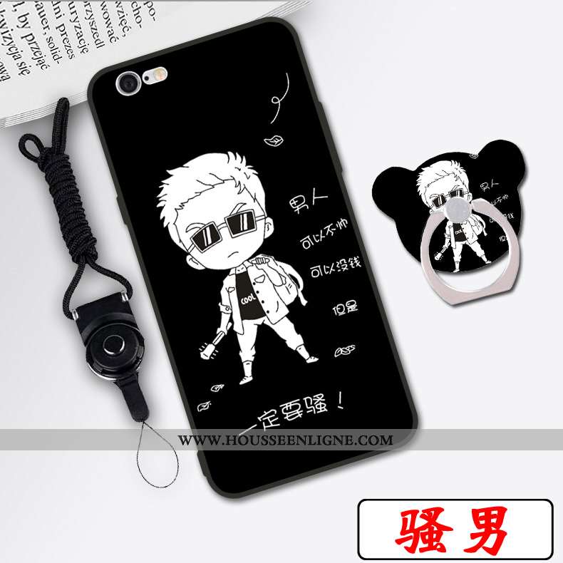 Housse iPhone 6/6s Dessin Animé Silicone Blanc Coque Nouveau Téléphone Portable Simple Blanche