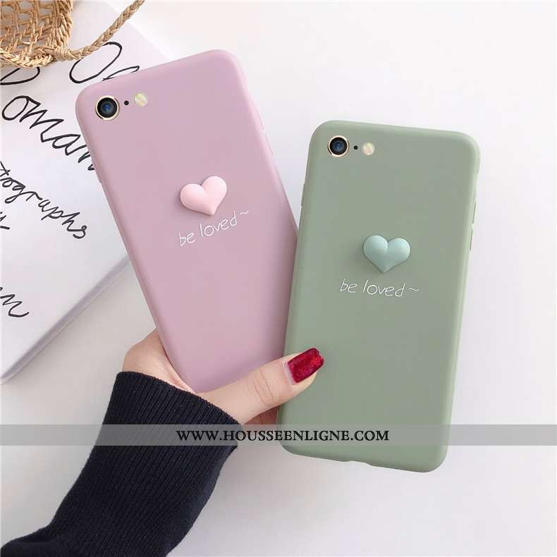Housse iPhone 6/6s Délavé En Daim Personnalité Téléphone Portable Protection Dessin Animé Étui Coque