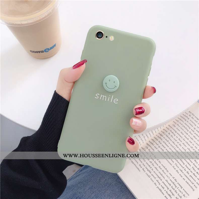 Housse iPhone 6/6s Délavé En Daim Personnalité Téléphone Portable Protection Dessin Animé Étui Coque