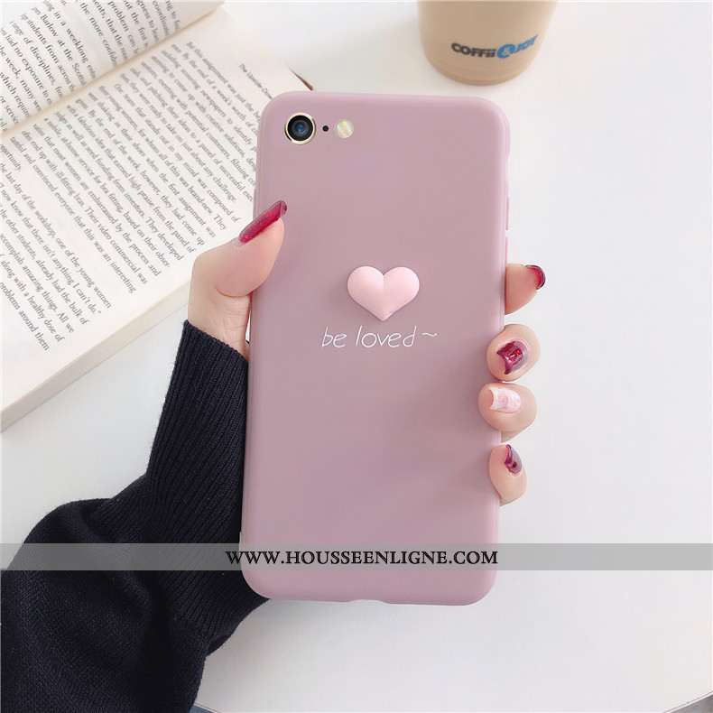 Housse iPhone 6/6s Délavé En Daim Personnalité Téléphone Portable Protection Dessin Animé Étui Coque