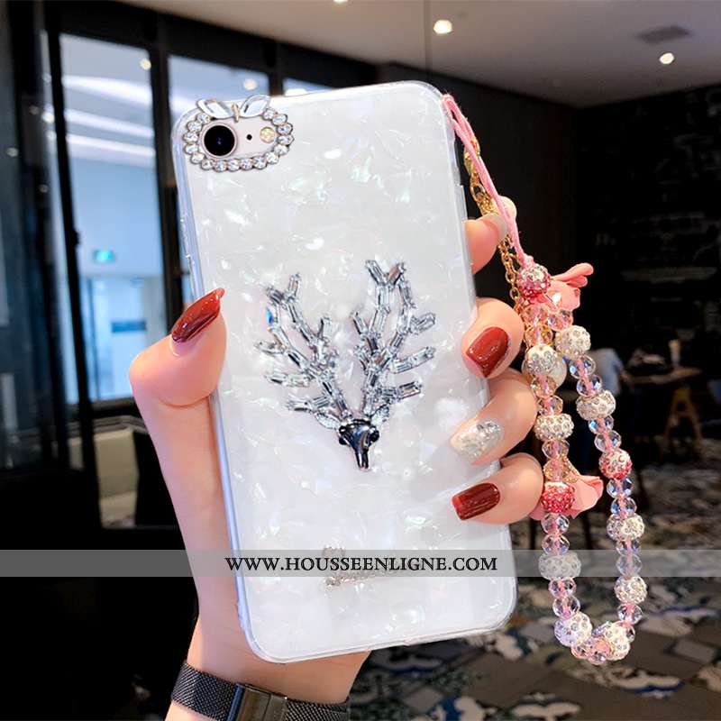 Housse iPhone 6/6s Plus Créatif Tendance Nouveau Fluide Doux Elk Téléphone Portable Net Rouge Rose