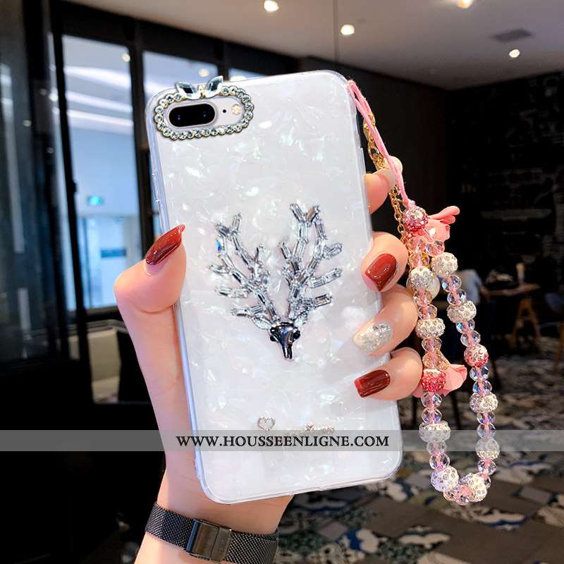 Housse iPhone 6/6s Plus Créatif Tendance Nouveau Fluide Doux Elk Téléphone Portable Net Rouge Rose