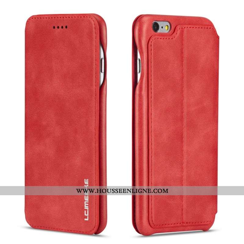 Housse iPhone 6/6s Plus Cuir Silicone Protection Incassable Étui Téléphone Portable Nouveau Marron