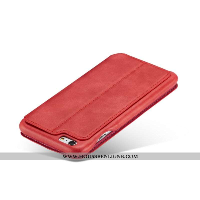 Housse iPhone 6/6s Plus Cuir Silicone Protection Incassable Étui Téléphone Portable Nouveau Marron