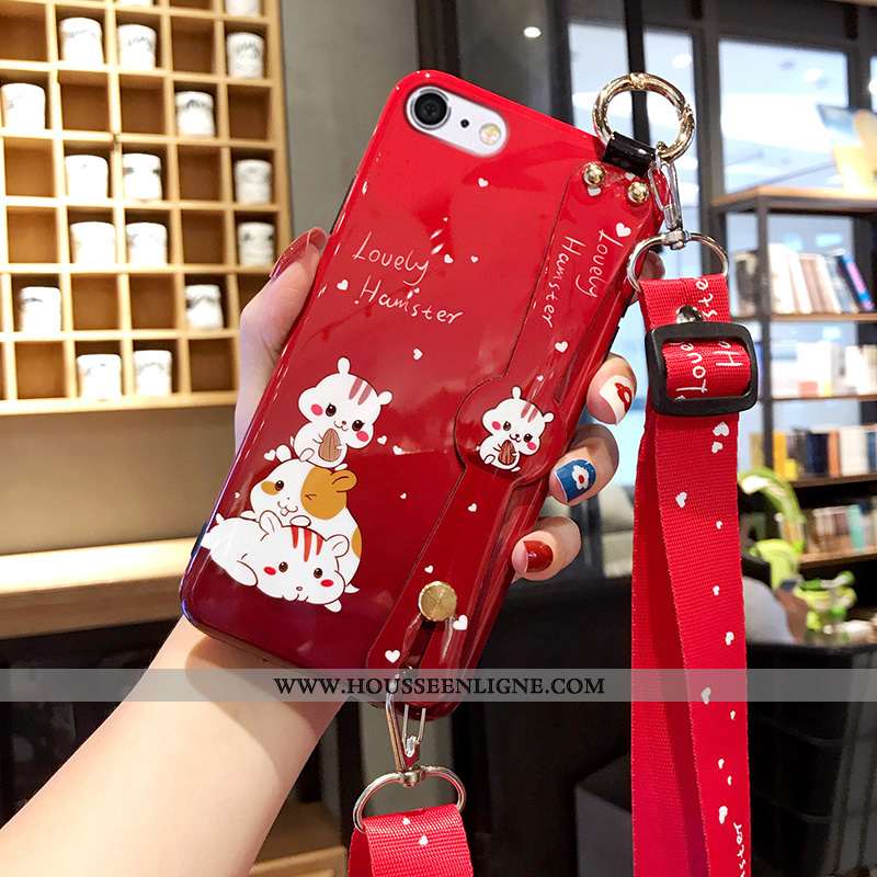 Housse iPhone 6/6s Plus Légère Fluide Doux Tout Compris Ultra Net Rouge Coque Personnalité