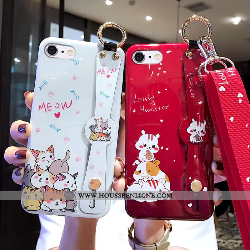 Housse iPhone 6/6s Plus Légère Fluide Doux Tout Compris Ultra Net Rouge Coque Personnalité