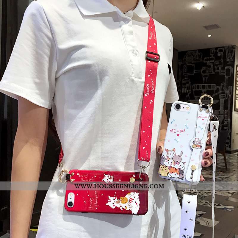 Housse iPhone 6/6s Plus Légère Fluide Doux Tout Compris Ultra Net Rouge Coque Personnalité