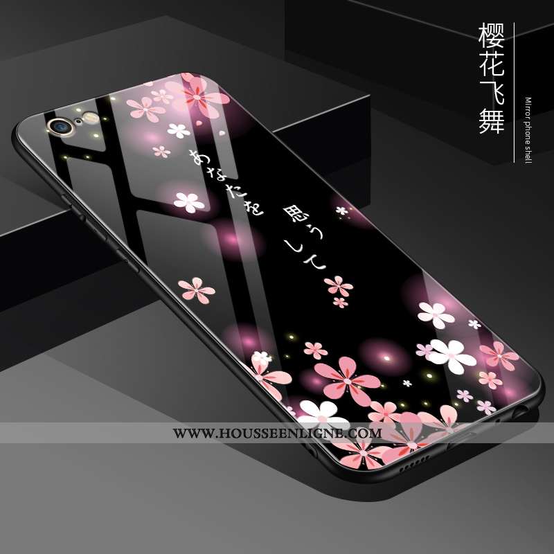 Housse iPhone 6/6s Plus Protection Verre Difficile Personnalité Tout Compris Incassable Coque Rose