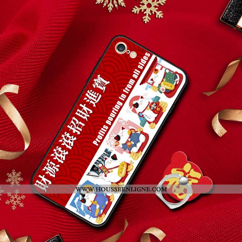 Housse iPhone 6/6s Silicone Protection Jaune Tendance Téléphone Portable Personnalité Étui