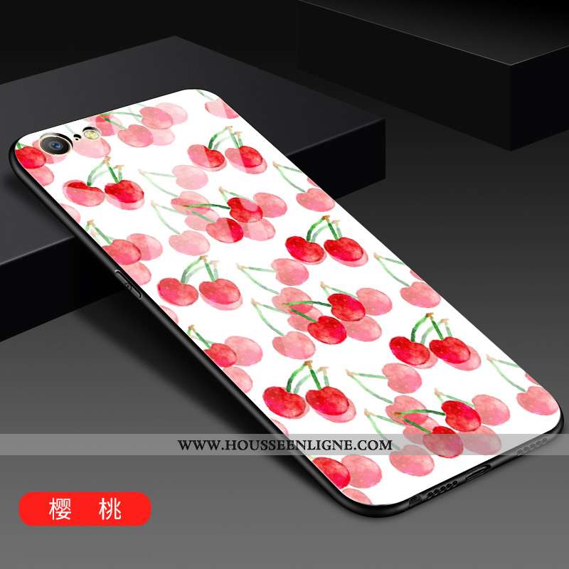 Housse iPhone 6/6s Verre Tendance Coque Téléphone Portable Petit Étui Noir