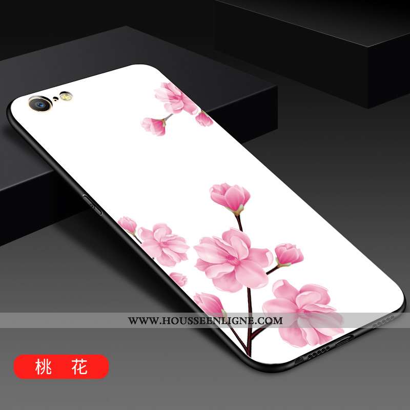 Housse iPhone 6/6s Verre Tendance Coque Téléphone Portable Petit Étui Noir