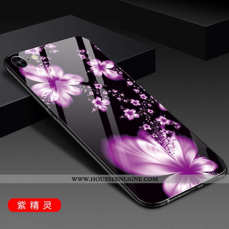 Housse iPhone 6/6s Verre Tendance Coque Téléphone Portable Petit Étui Noir