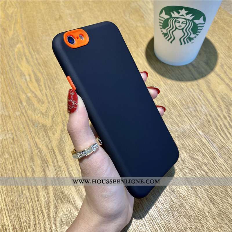 Housse iPhone 7 Délavé En Daim Silicone Téléphone Portable Simple Tout Compris Luxe Rouge