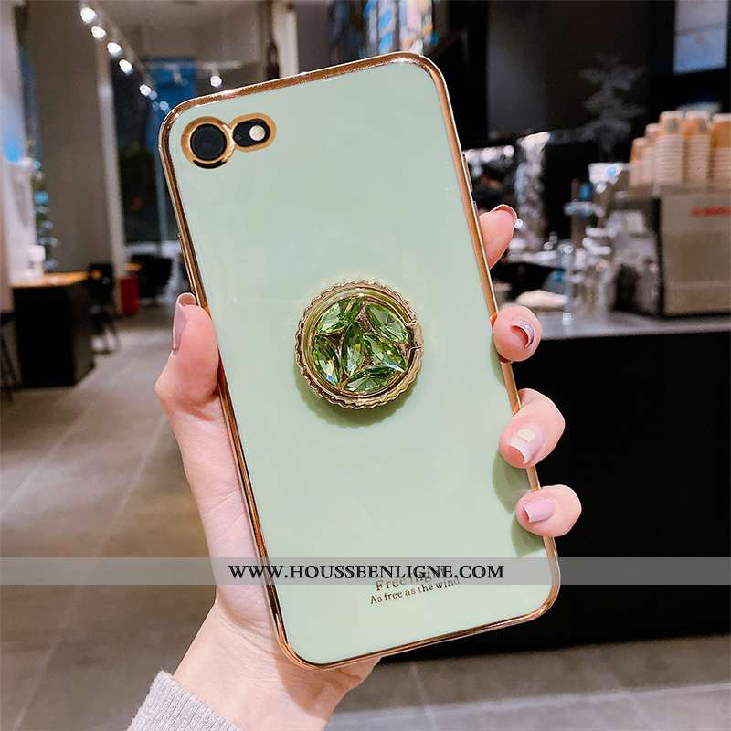 Housse iPhone 7 Fluide Doux Silicone Luxe Vert Tout Compris Étui Net Rouge Bleu
