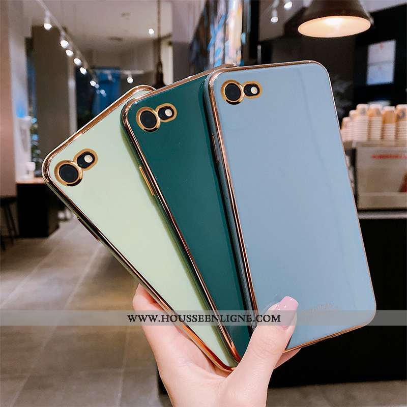 Housse iPhone 7 Fluide Doux Silicone Luxe Vert Tout Compris Étui Net Rouge Bleu