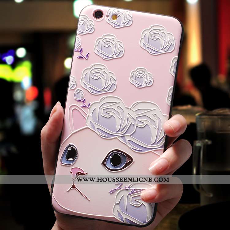 Housse iPhone 7 Légère Fluide Doux Personnalité Ornements Suspendus Tout Compris Protection Étui Ros