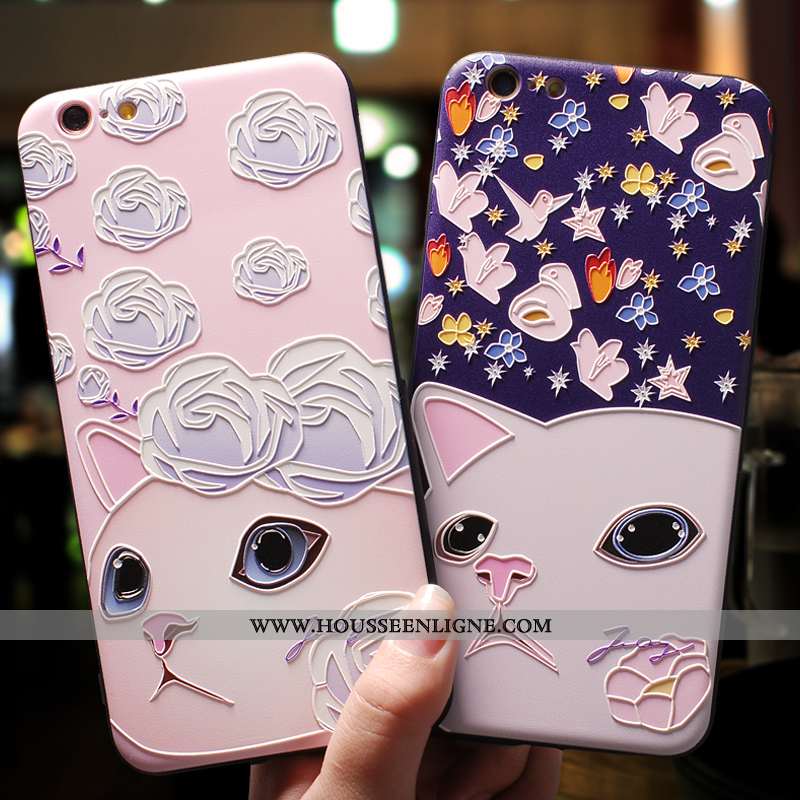 Housse iPhone 7 Légère Fluide Doux Personnalité Ornements Suspendus Tout Compris Protection Étui Ros