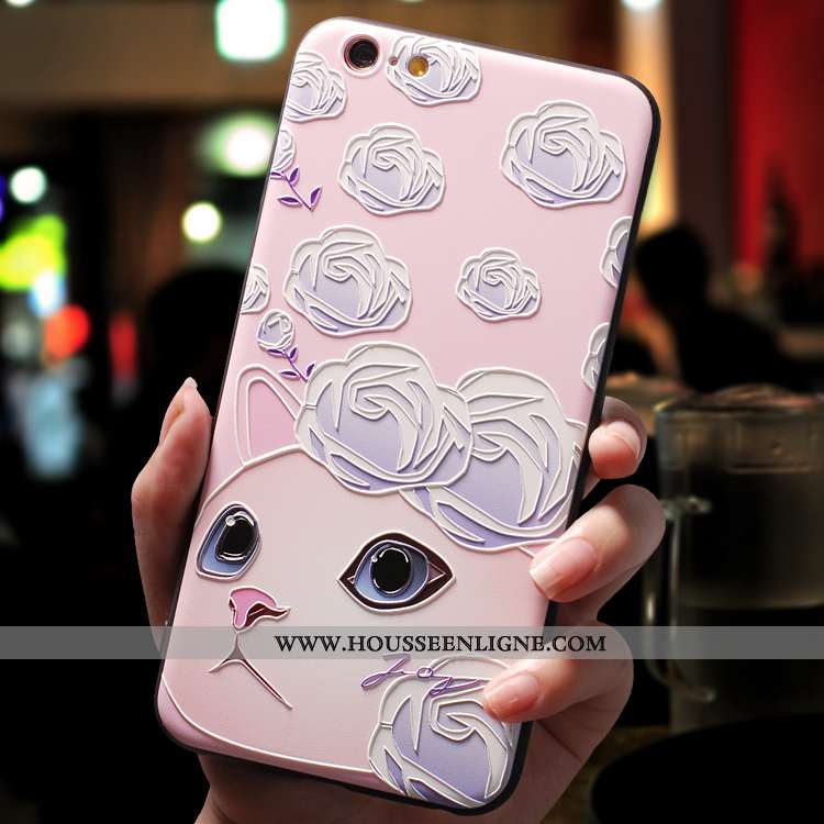 Housse iPhone 7 Légère Fluide Doux Personnalité Ornements Suspendus Tout Compris Protection Étui Ros