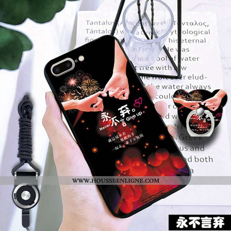 Housse iPhone 7 Plus Fluide Doux Rouge Téléphone Portable Coque Incassable