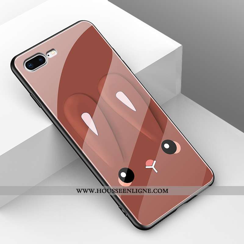 Housse iPhone 7 Plus Mode Protection Rose Téléphone Portable Pu Dessin Animé Tout Compris