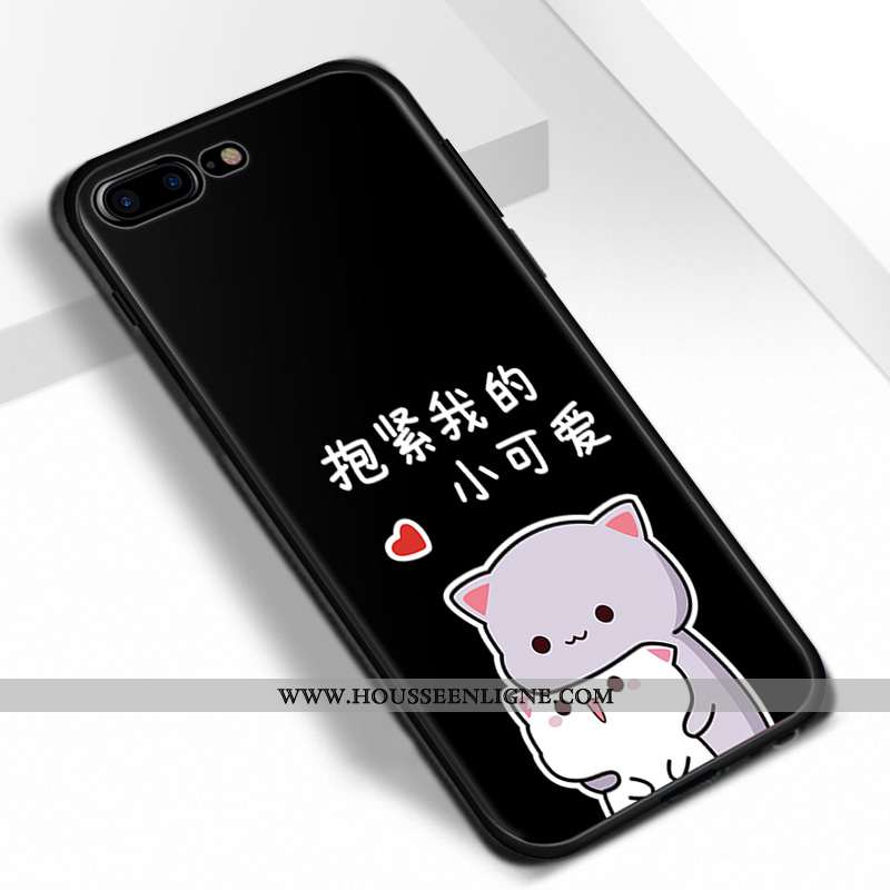 Housse iPhone 7 Plus Protection Dessin Animé Rose Amoureux Pu Coque Tout Compris
