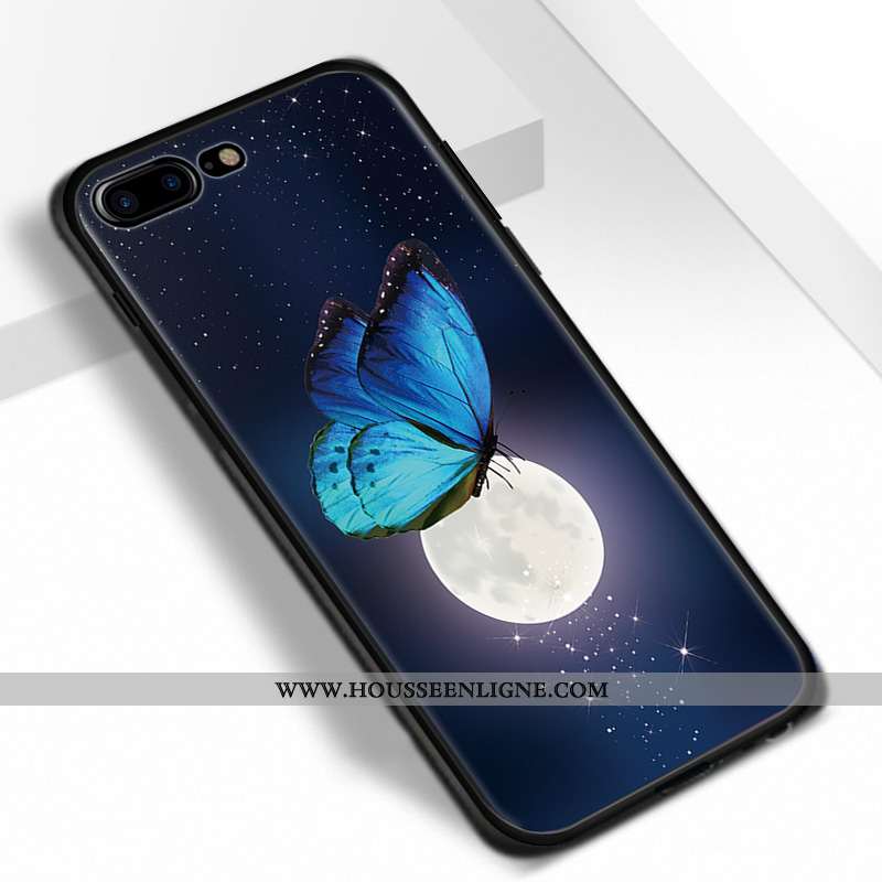 Housse iPhone 7 Plus Protection Dessin Animé Rose Amoureux Pu Coque Tout Compris