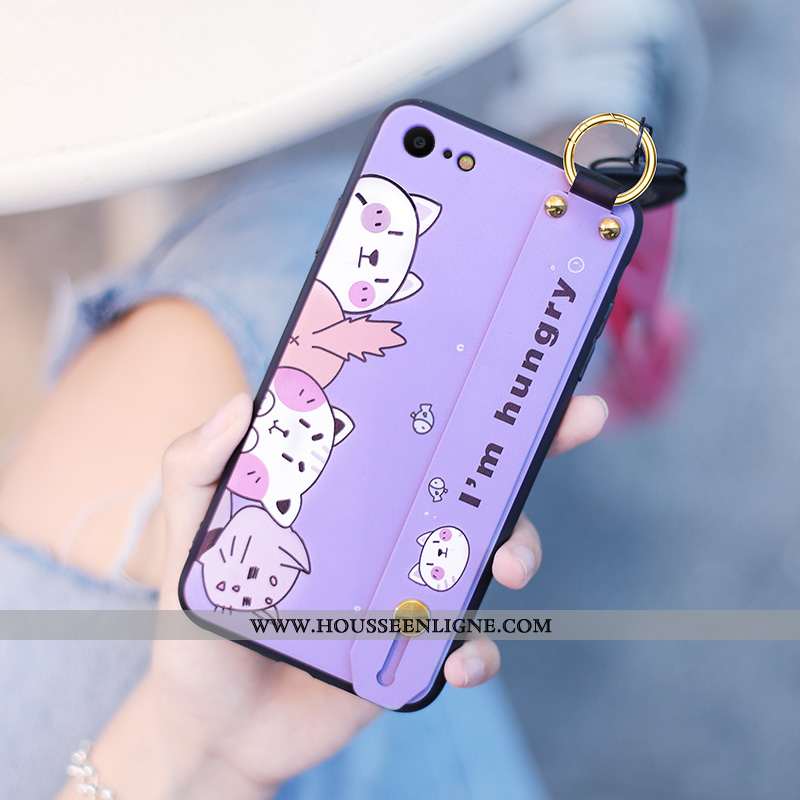 Housse iPhone 7 Silicone Protection Tout Compris Coque Créatif Personnalité Téléphone Portable Blanc
