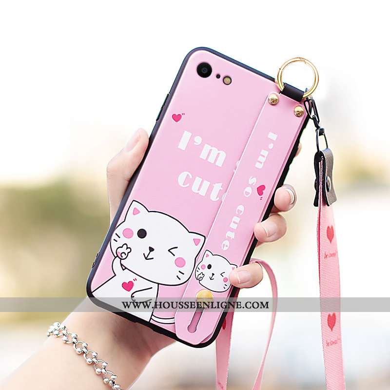 Housse iPhone 7 Silicone Protection Tout Compris Coque Créatif Personnalité Téléphone Portable Blanc