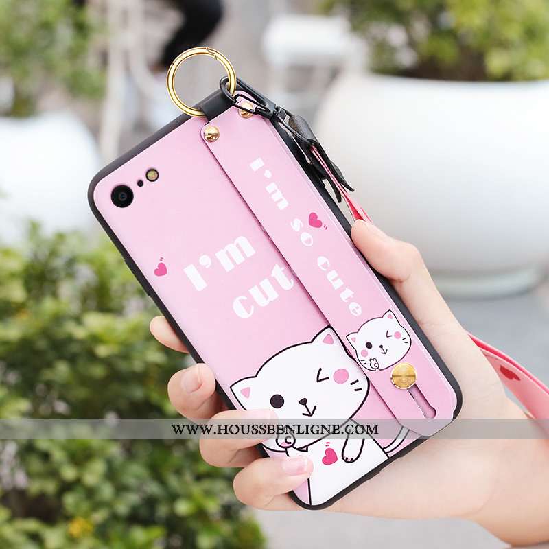 Housse iPhone 7 Silicone Protection Tout Compris Coque Créatif Personnalité Téléphone Portable Blanc