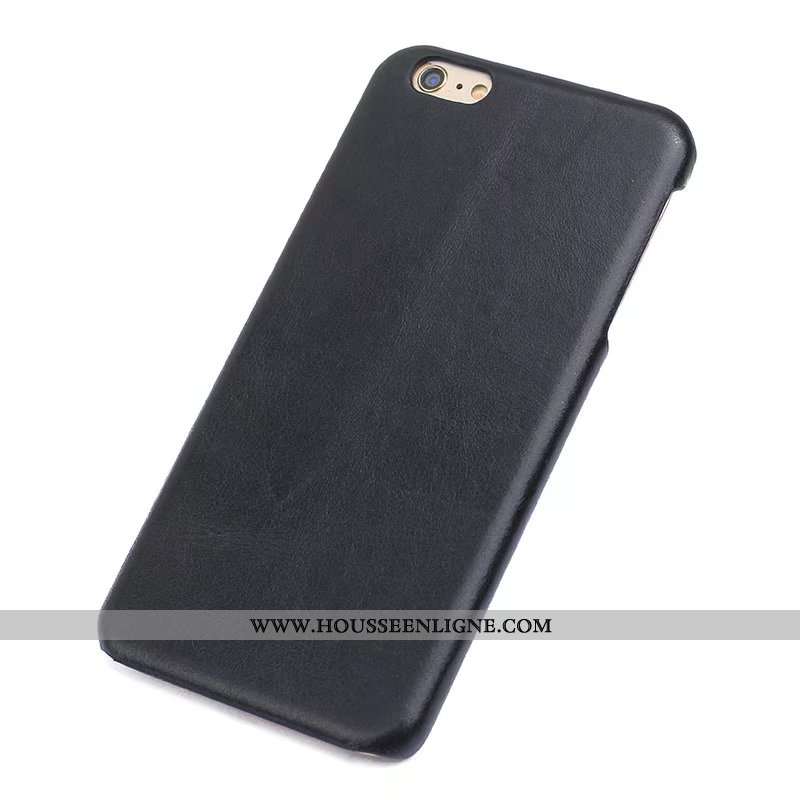 Housse iPhone 8 Cuir Protection Incassable Business Coque Véritable Téléphone Portable Rouge