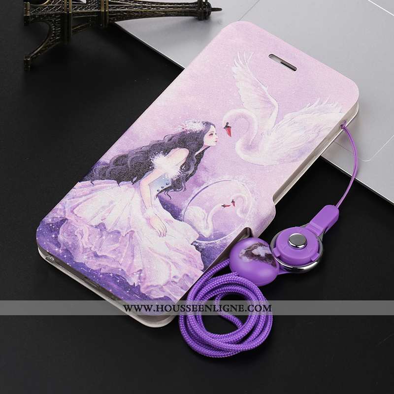 Housse iPhone 8 Fluide Doux Silicone Téléphone Portable Incassable Personnalité Rouge Cuir