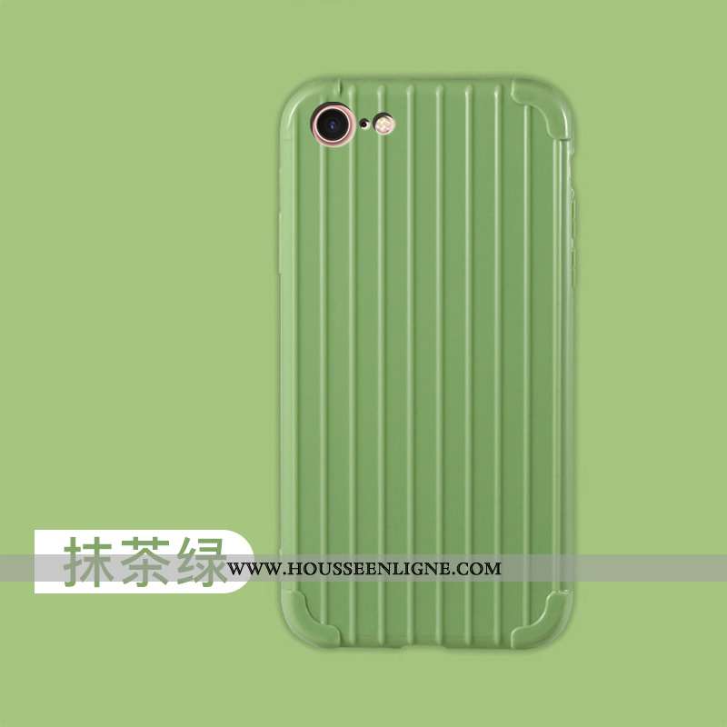 Housse iPhone 8 Légère Fluide Doux Petit Incassable Ultra Silicone Mode Bleu