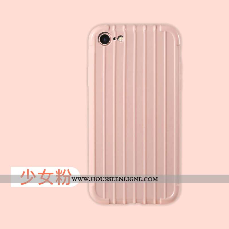 Housse iPhone 8 Légère Fluide Doux Petit Incassable Ultra Silicone Mode Bleu
