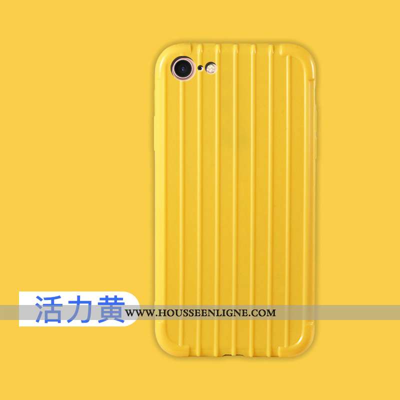 Housse iPhone 8 Légère Fluide Doux Petit Incassable Ultra Silicone Mode Bleu