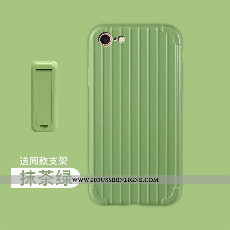 Housse iPhone 8 Légère Fluide Doux Petit Incassable Ultra Silicone Mode Bleu