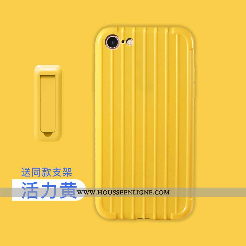Housse iPhone 8 Légère Fluide Doux Petit Incassable Ultra Silicone Mode Bleu