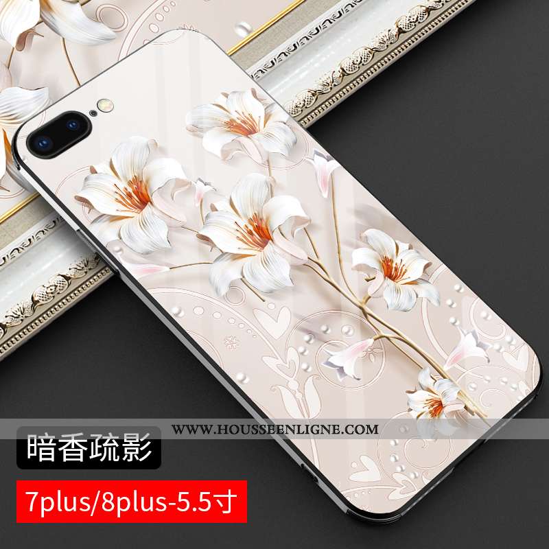 Housse iPhone 8 Plus Créatif Ultra Personnalité Célébrité Incassable Tout Compris Téléphone Portable
