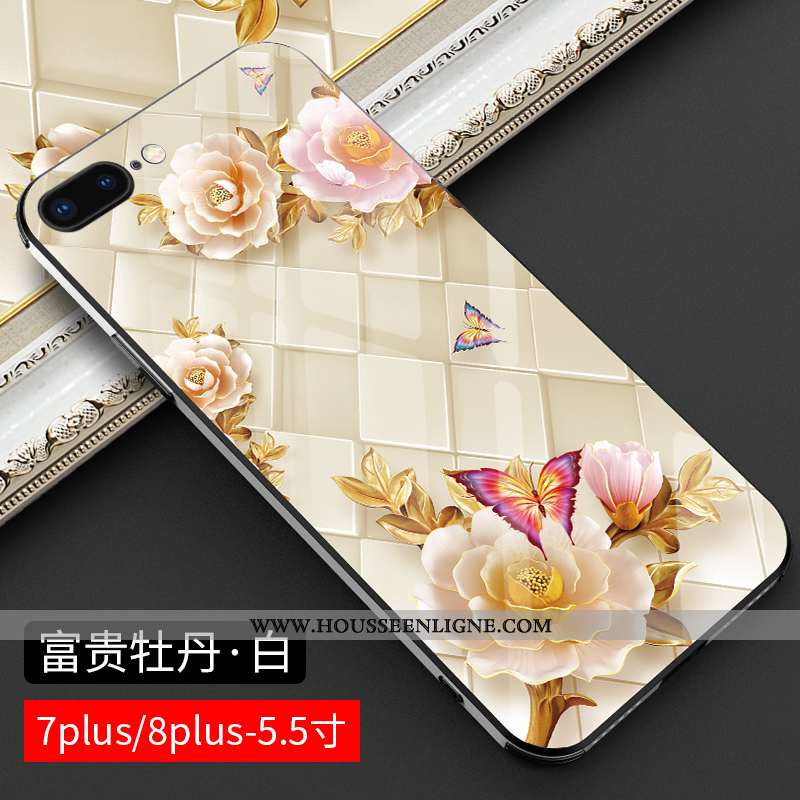 Housse iPhone 8 Plus Créatif Ultra Personnalité Célébrité Incassable Tout Compris Téléphone Portable