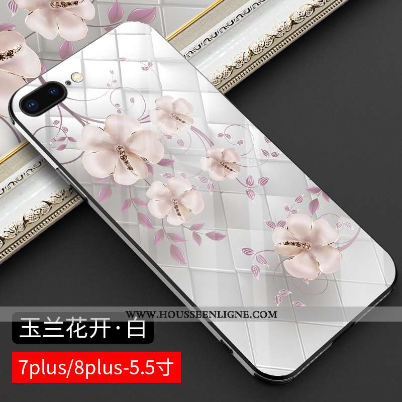 Housse iPhone 8 Plus Créatif Ultra Personnalité Célébrité Incassable Tout Compris Téléphone Portable